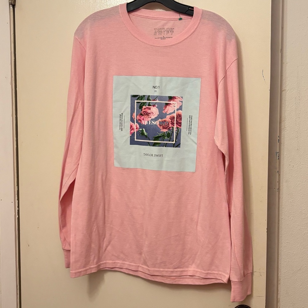 Taylor Swift Pink Long Sleeve Me! Top